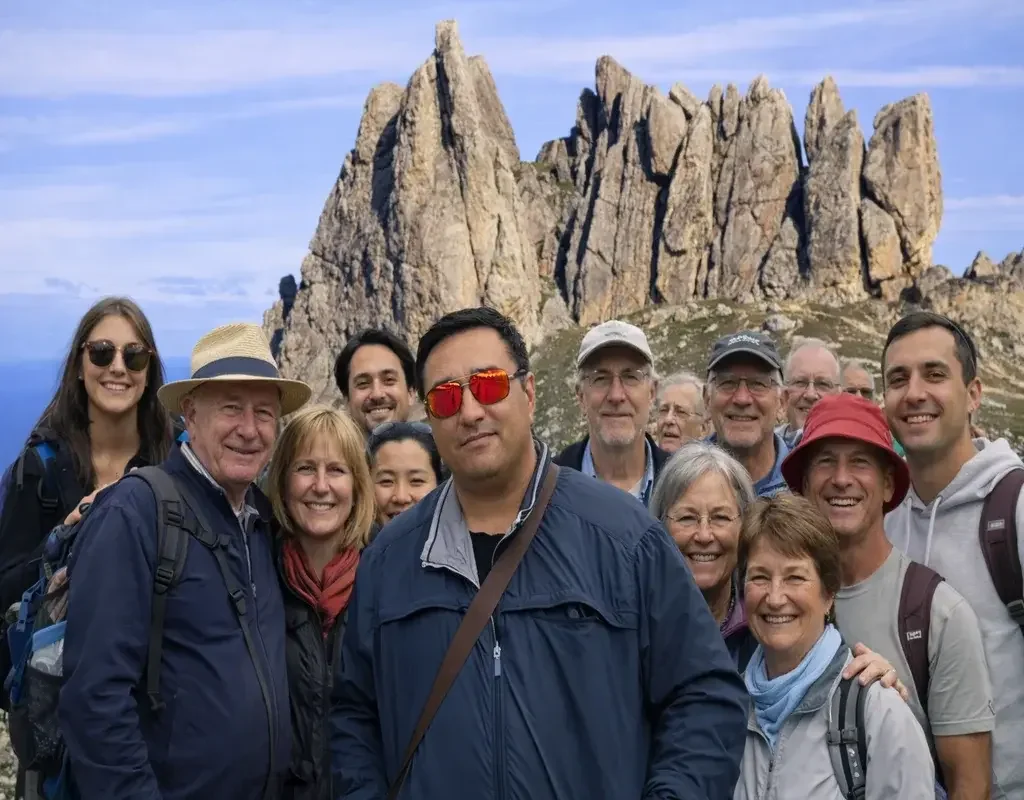 Гид Микаил на горе Бешбармаг