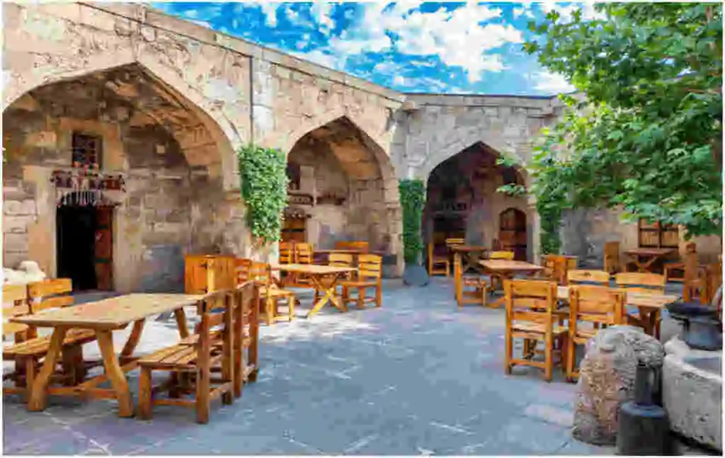 Караван-сарай в старом городе Баку karavan-saray-v-starom-gorode-baku