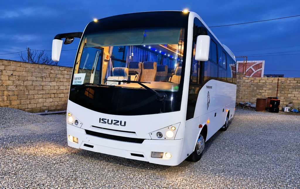 Isuzu Turkuaz — транспорт для групповых туров по Азербайджану